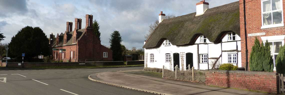 Guidepost Cottage and the Almshouses